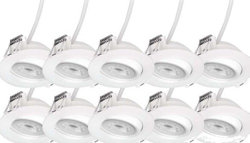 4lite Vinovia downlights 10 pak hvit