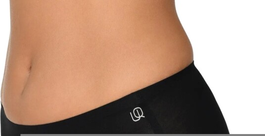URBAN QUEST 6 Pack Women Bamboo Maxi Brief Black L