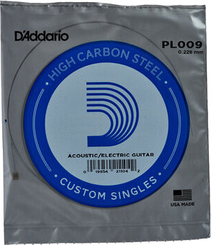 Daddario PL009 Einzelsaite für Gitarre Daddario PL009 Einzelsaite für Gitarre