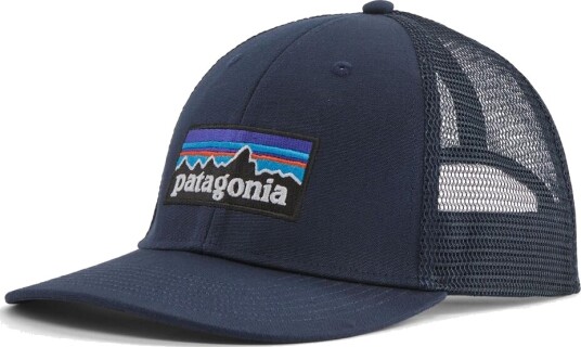 Patagonia P-6 logo LoPro Trucker Hat New Navy