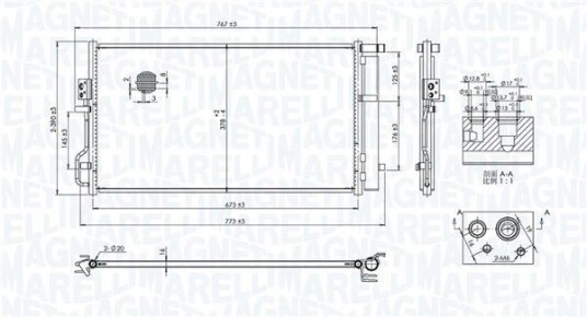 Kondensator MAGNETI MARELLI 350203101100