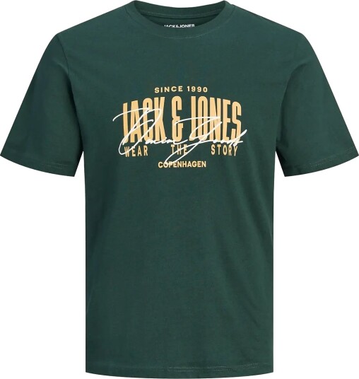 Jack & Jones Jjaero Tee Ss Crew Neck Jnr Green 140
