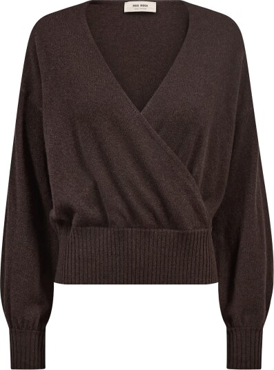 MOS MOSH Mmady Cashmere Wrap Knit Brown S