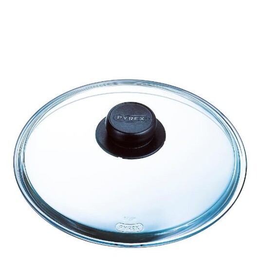 Pyrex Universal glasslokk m/knott 24 cm