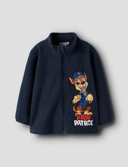 Name It Nmmjings Paw Fleece W Zip Cplg Navy 92