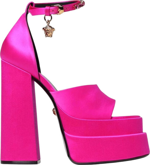 Versace Dame Sko Rosa 38 1/2 EU, Versace Dame Sko Rosa 38 1/2 EU,