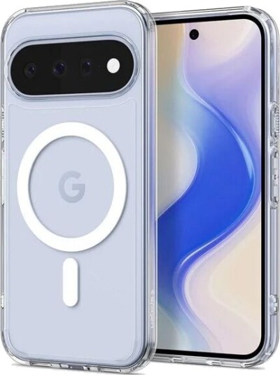 Spigen Ultra Hybrid MagSafe Mobildeksel til Google Pixel 11 – Gjennomsiktig Hvit