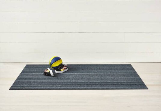CHILEWICH Skinny Stripe Dørmatte 61x91cm BLUE