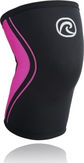Rehband RX Knee-Sleeve 3mm S, Black/Pink