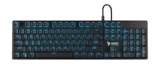 Savio Tempest RX FULL - keyboard - Tastatur - Svart Savio Tempest RX FULL - keyboard - Tastatur - Svart