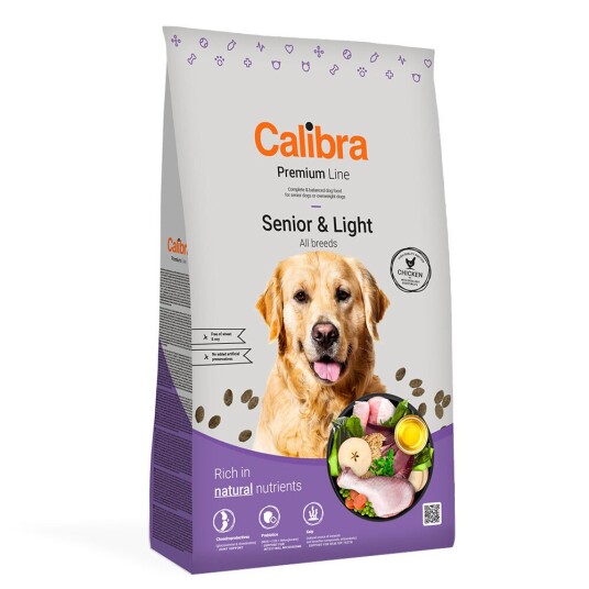 Calibra Dog Premium Line Senior Light Kylling 12 kg - Tørrfôr for Eldre Hunder Calibra Dog Premium Line Senior Light Kylling 12 kg - Tørrfôr for Eldre Hunder