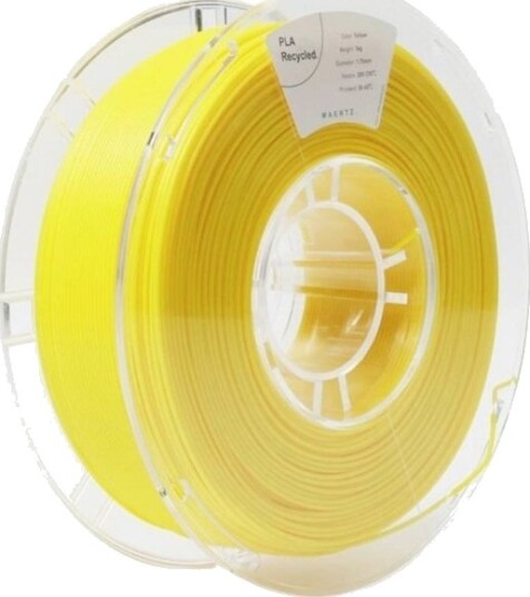 Maertz Pmma-1013-004 Pmma-1013-004 Filament Pla-Plast Recycled Pla 1.75 Mm 1000 G Gul 1 Stk