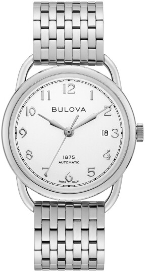 Bulova Herreklokke 96B326 Hvit/Stål Ø38 mm Bulova Herreklokke 96B326 Hvit/Stål Ø38 mm