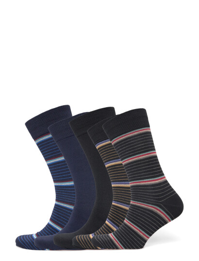 Claudio Claudio Socks Bamboo 5 Pc Fsc   Black   40 47