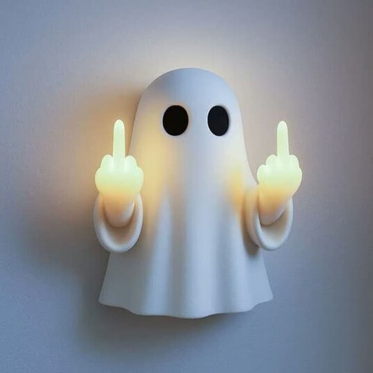 Halloween Langfinger-Spøkelse Vegglampe