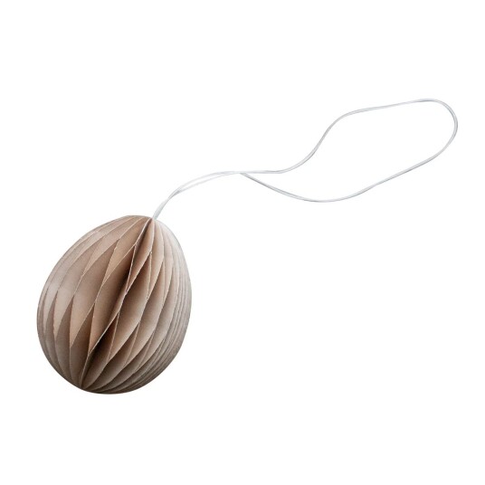DBKD Ovoid påskepynt papir 7 cm Sand