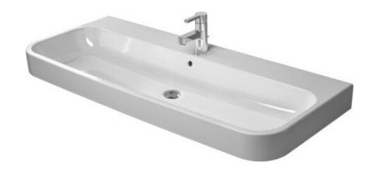 Duravit Happy D.2 servant, 120x50,5 cm, hvit
