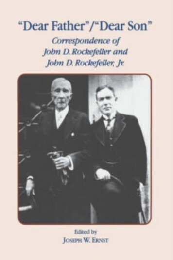 Dear Father, Dear Son Av J.W. Ernst