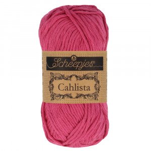 Scheepjes Cahlista Garn Unicolor 413 Cherry