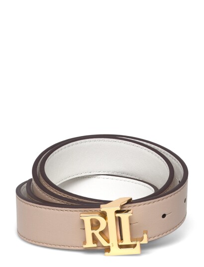 Lauren Ralph Lauren Logo Reversible Leather Belt Multi/patterned XS Lauren Ralph Lauren Logo Reversible Leather Belt Multi/patterned XS
