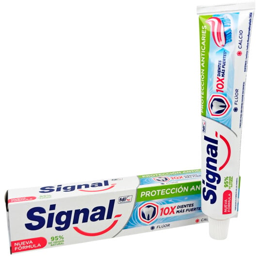 SIGNAL Anti  Cavity Protection Fluorid & Calcium Tannkrem 75 ml