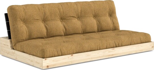Karup Design Base Sovesofa Svart Natt/643 Gyllen Oker