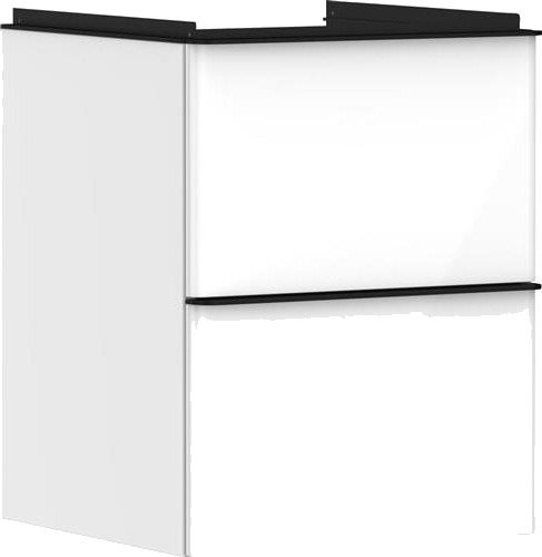 Underskab Xeluq 2Skuf 480X475 Hvid/Sort