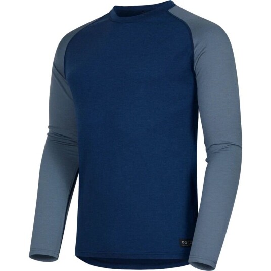 Hellner Wool Warm Base Layer Ls Men Dress Blue/flint Stone XXL