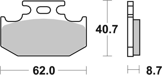 sbs 632HF Bremseklosser