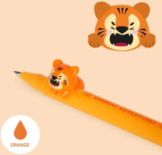 Gel Penn M. Avtakbar Tiger Orangsje Legami Gel Penn M. Avtakbar Tiger Orangsje Legami