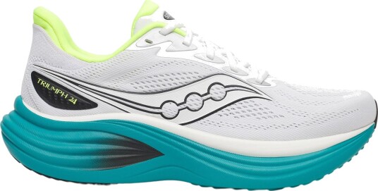 Saucony Triumph 24 Joggesko Herre Hvit/Turkis 47