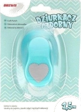 Brewis Dekorativ Hulltang – Hjerte 2,5 Cm Mix