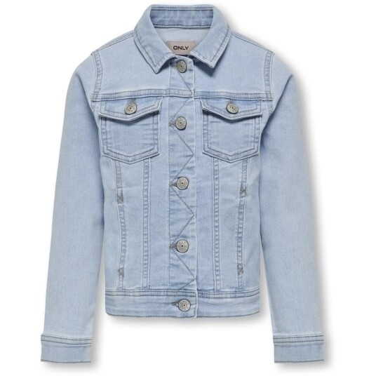 Kids ONLY Light Blue Denim Sara Denim Jakke Noos 122