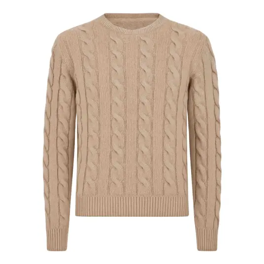 Jacob Cohën Herre Strikkevarer Beige M, Jacob Cohën Herre Strikkevarer Beige M,