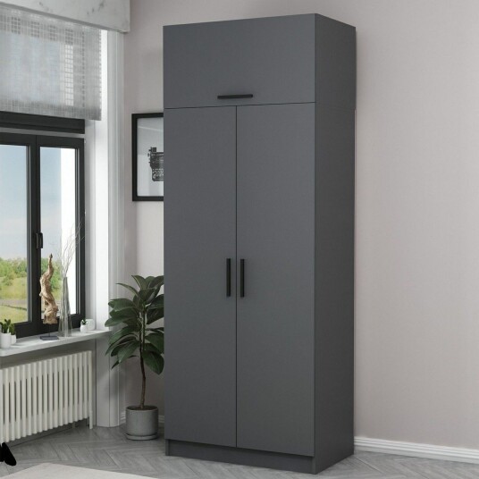 Fruitland Garderobe 90 cm - Antrasitt