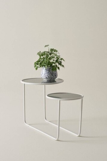 Jotex KALLO sidebord 81x45 cm Matt hvit 1620589-02-0 1716719-02-0
