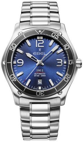 Ebel 1911 Herreklokke 1216676 Blå/Stål Ø42 mm Ebel 1911 Herreklokke 1216676 Blå/Stål Ø42 mm