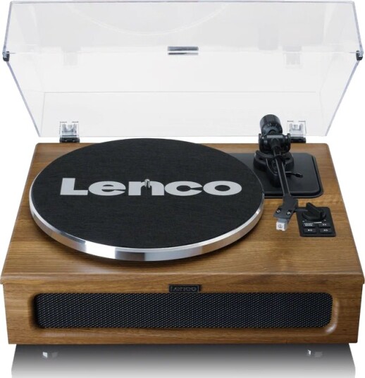 Lenco LS-410WA Platespiller med 4 Innebygde Høyttalere og Bluetooth - Brun Lenco LS-410WA Platespiller med 4 Innebygde Høyttalere og Bluetooth - Brun