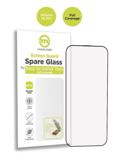 Mobile Origin Screen Guard Spare Glass Full Coverage iPhone 16 Pro