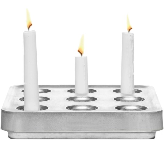 Born in Sweden Stumpastaken Aluminium Lysestake Liten Svart