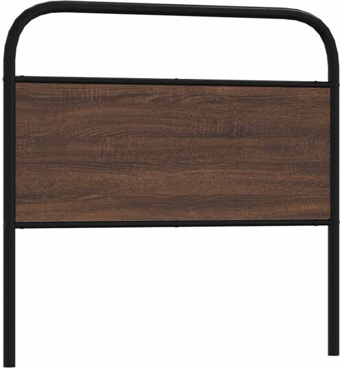 Hodegavl brun eik 107 cm stål og konstruert tre 8721158564313