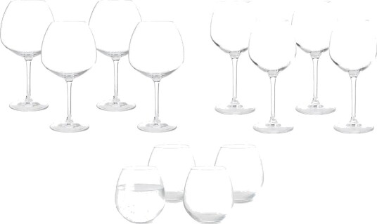 Rosendahl Premium Wine Package; Glasses For Water Red And White Wine Nude 52 CL