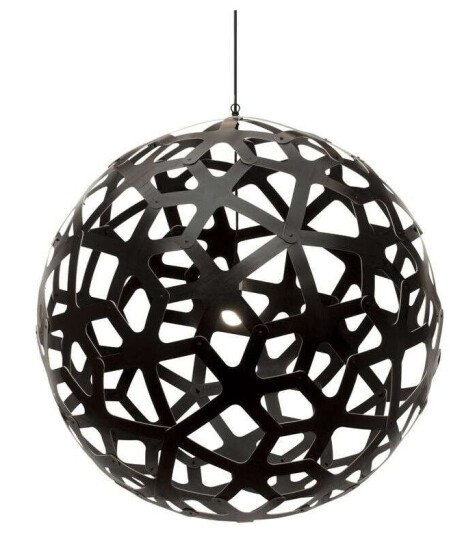 David Trubridge - Coral Pendel Ø120 Svart 2 Sider David Trubridge - Coral Pendel Ø120 Svart 2 Sider