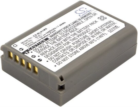 Olympus E-M1 II batteri (1050 mAh 7.6 V, Grå)