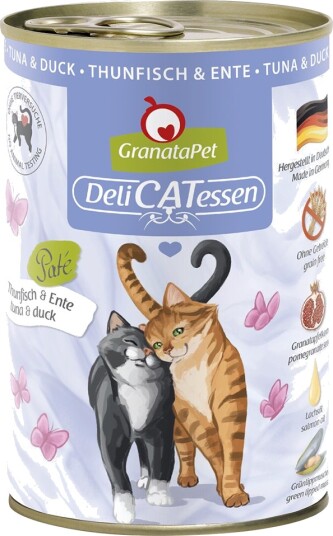 Granatapet Våtfôr Delicatessen Tunfisk Og And 24 X 400 G
