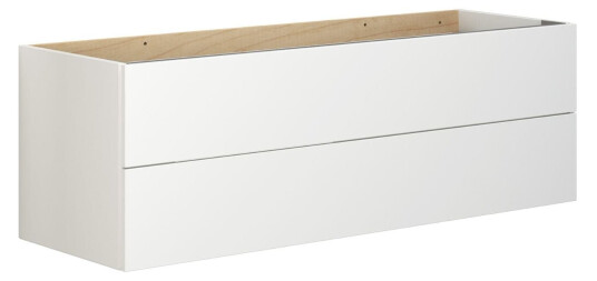 Dansani Calidris Glatt Servantskap 2 Skuff D40cm Hvit Matt / 120cm Dobbel DA-C10-1010
