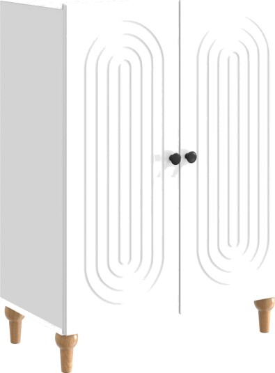 Serviesskap Høgglans hvit 66 x 34,5 x 90 cm Konstruert tre Serviesskap Høgglans hvit 66 x 34,5 x 90 cm Konstruert tre