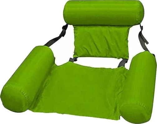 Flytende Stol Bassengstoler Oppblåsbar Lazy Water Bed Lounge Stol Oransje Flytende Stol Bassengstoler Oppblåsbar Lazy Water Bed Lounge Stol Oransje