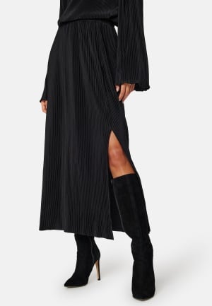 Pieces Osta High Waist Ankle Skirt Black S