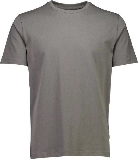 Lindbergh Mens Stretch Crew Neck Tee S/S   Grey   M